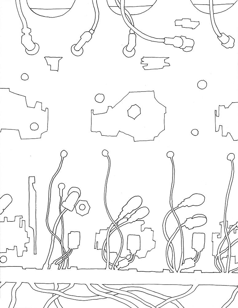 Eva Früh, Künstlerin: zu den sternen, 48