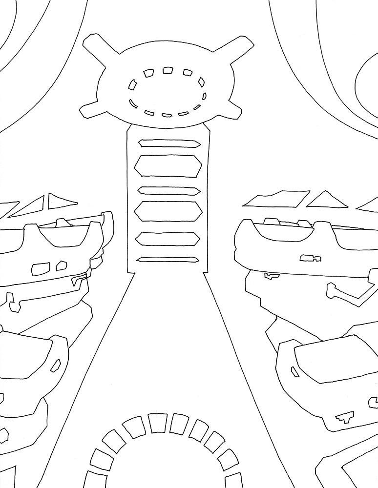 Eva Früh, Künstlerin: zu den sternen, 49